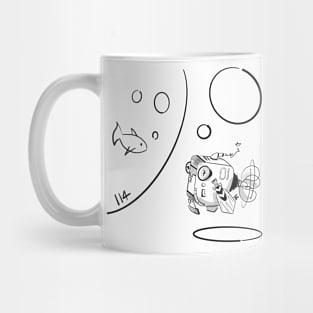 robot fish Mug